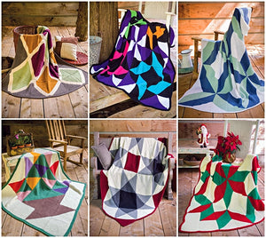 Quilt-Inspired Modular Knit Afghans by Suzanne Ross