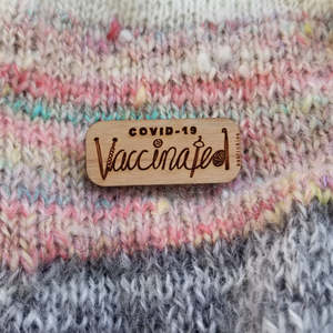 Vaccinated Yarnie Pin