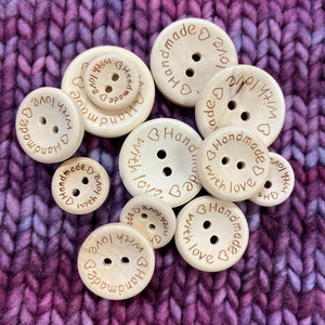 Handmade with Love ❤️ Buttons